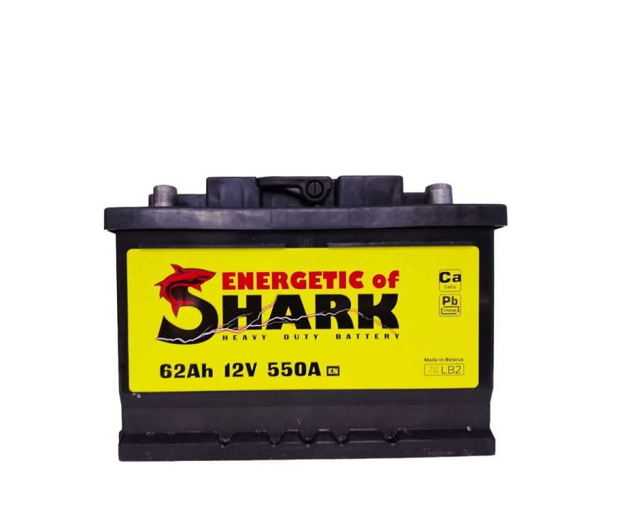 Аккумулятор автомобильный Energetic Shark 62Ah оп