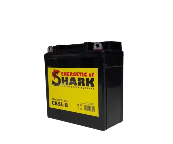 Аккумулятор, ENERGETIC SHARK, 5 Ah, CB5LB