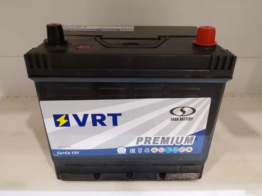 Аккумулятор, VRT PREMIUM 605500, 60 Ah, 650 А, азия, обратная полярность